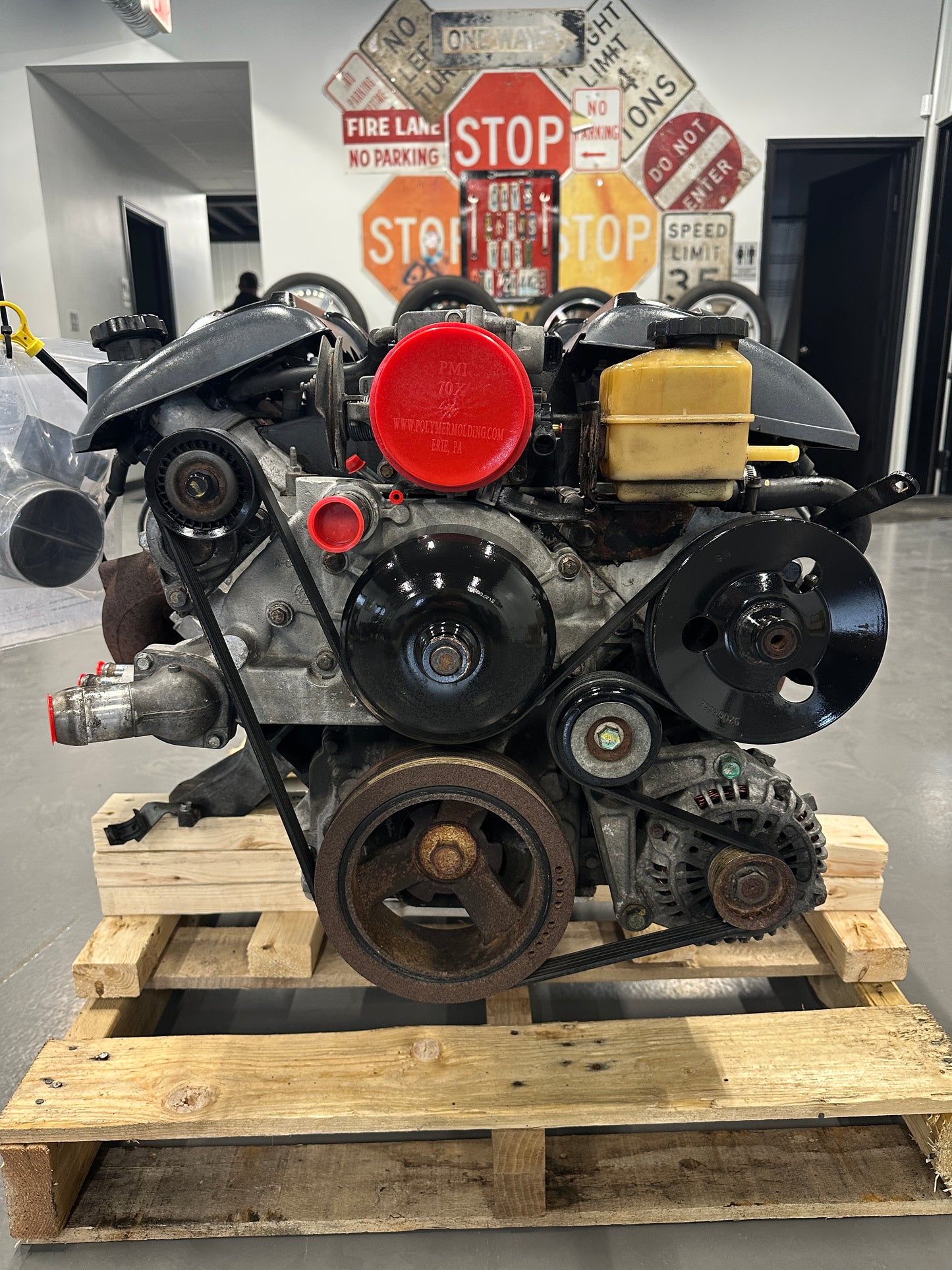 5.7L LS1 Engine T56 Manual Transmission Drivetrain Pullout 350HP - Day's Parts Yard