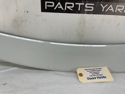2014 Chevy SS Sedan Trunk Deck Lid Spoiler Wing White OEM - Day's Parts Yard