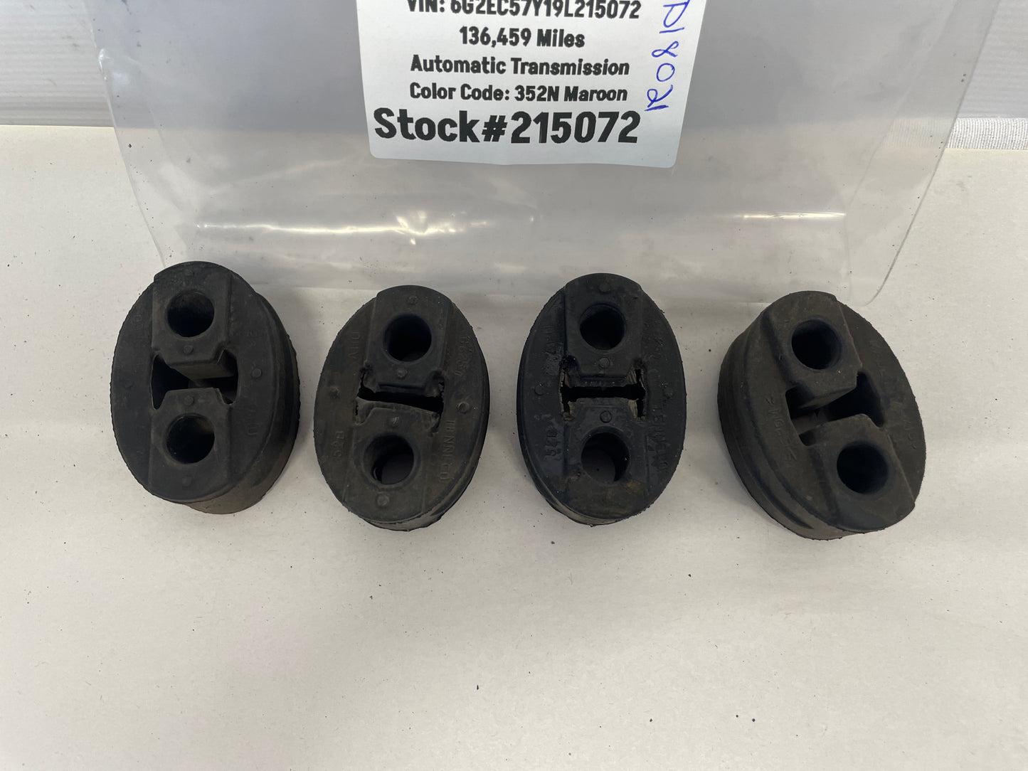 2009 Pontiac G8 GT Exhaust Hangers OEM
