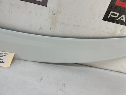 2014 Chevy SS Sedan Trunk Deck Lid Spoiler Wing White OEM - Day's Parts Yard