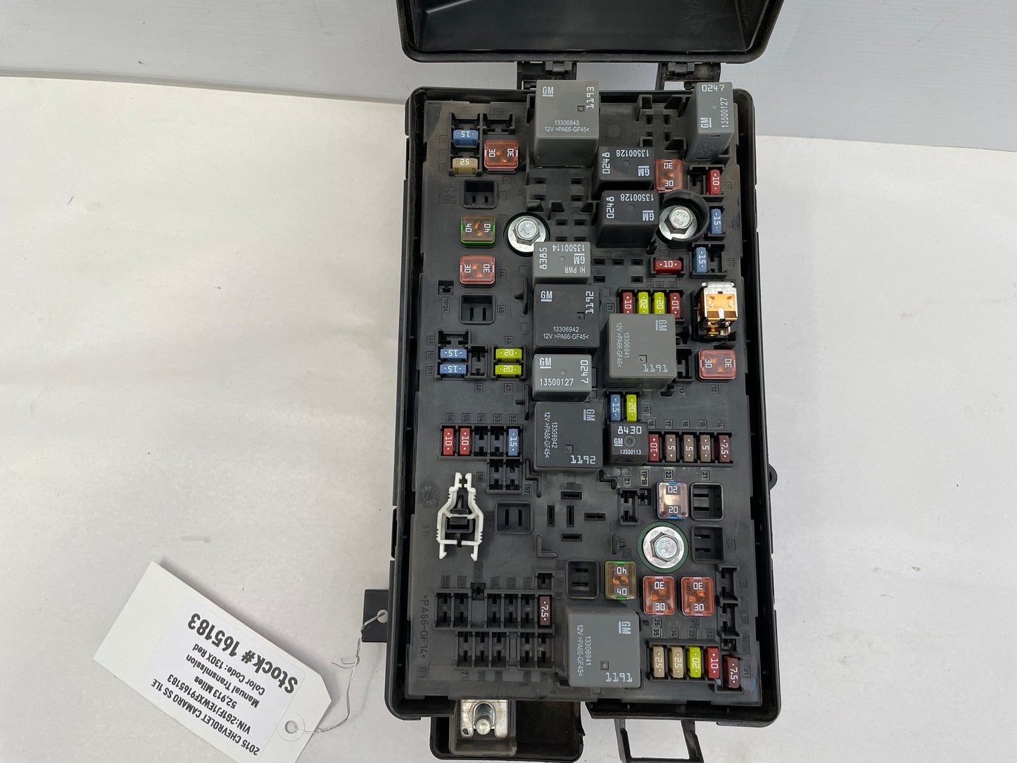 2015 Chevy Camaro SS 1LE Fuse Box OEM