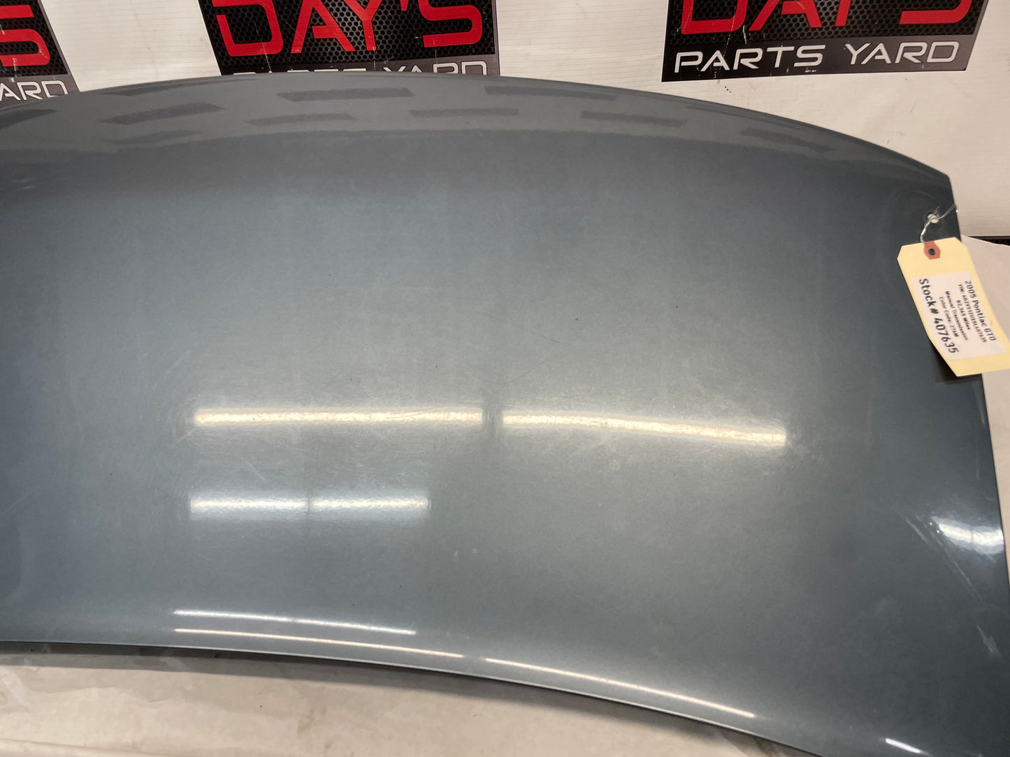 2005 Pontiac GTO Trunk Deck Lid OEM