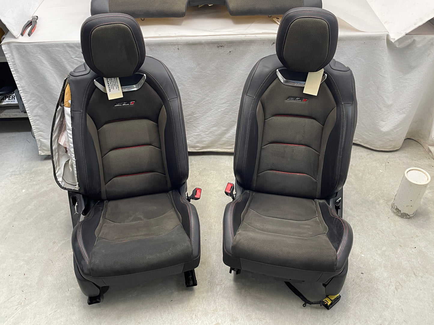 2018 Chevy Camaro ZL1 Conver Recaro Seats Leather Suede Alcantara OEM