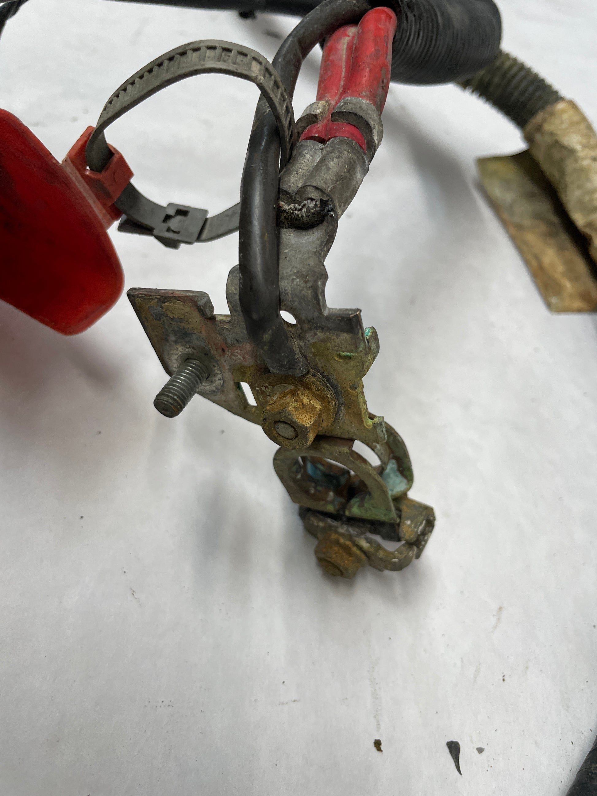 2004 Pontiac GTO Starter Alternator Positive Negative Battery Cable Wire Wiring Harness OEM - Day's Parts Yard