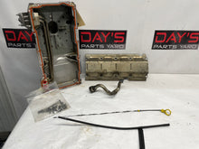 2004 Pontiac GTO Complete Oil Pan Assembly Pick Up Tube Windage Tray Dip Stick OEM - Day's Parts Yard
