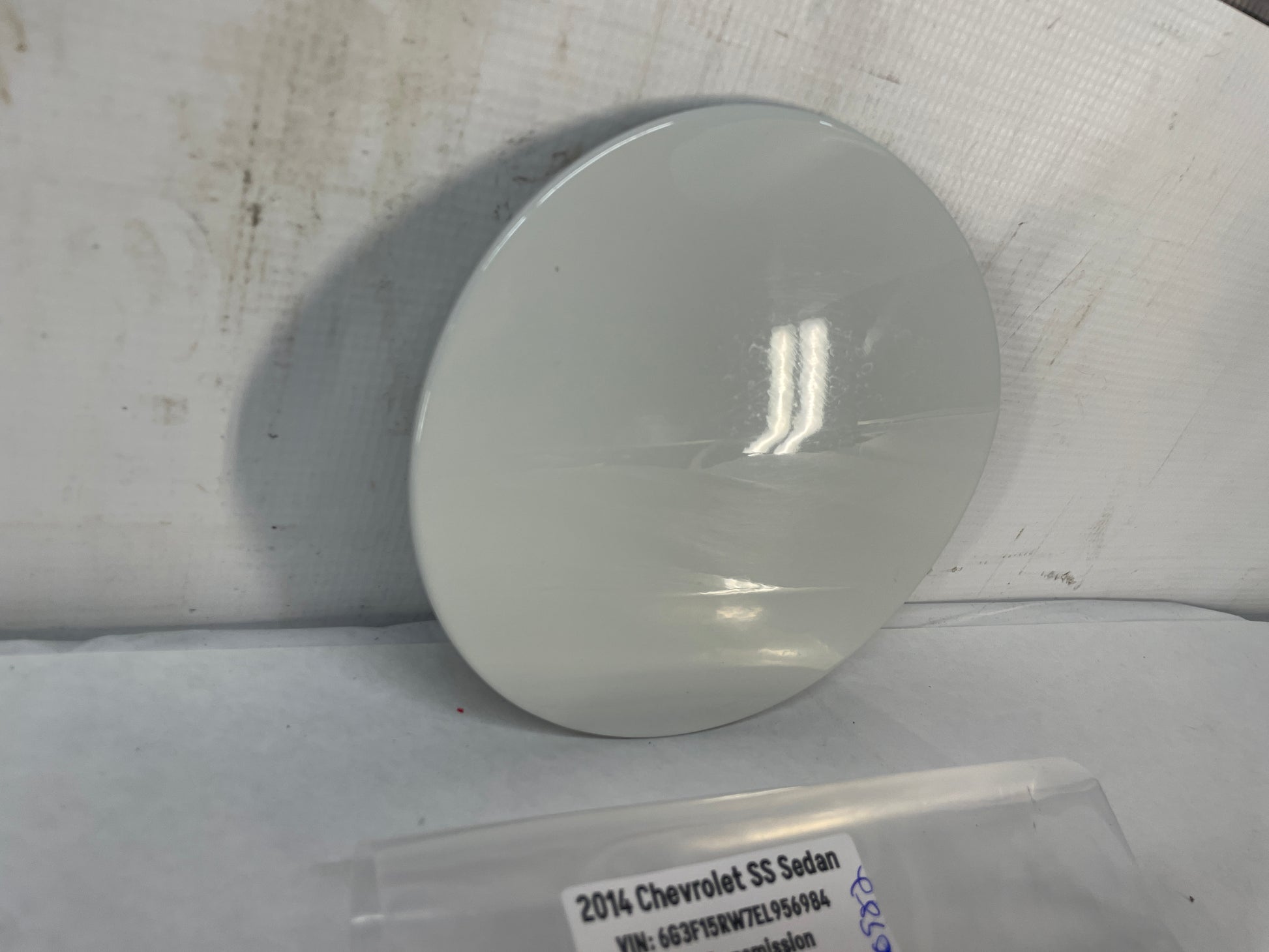 2014 Chevy SS Sedan Fuel Tank Gas Door Cover White OEM - Day's Parts Yard