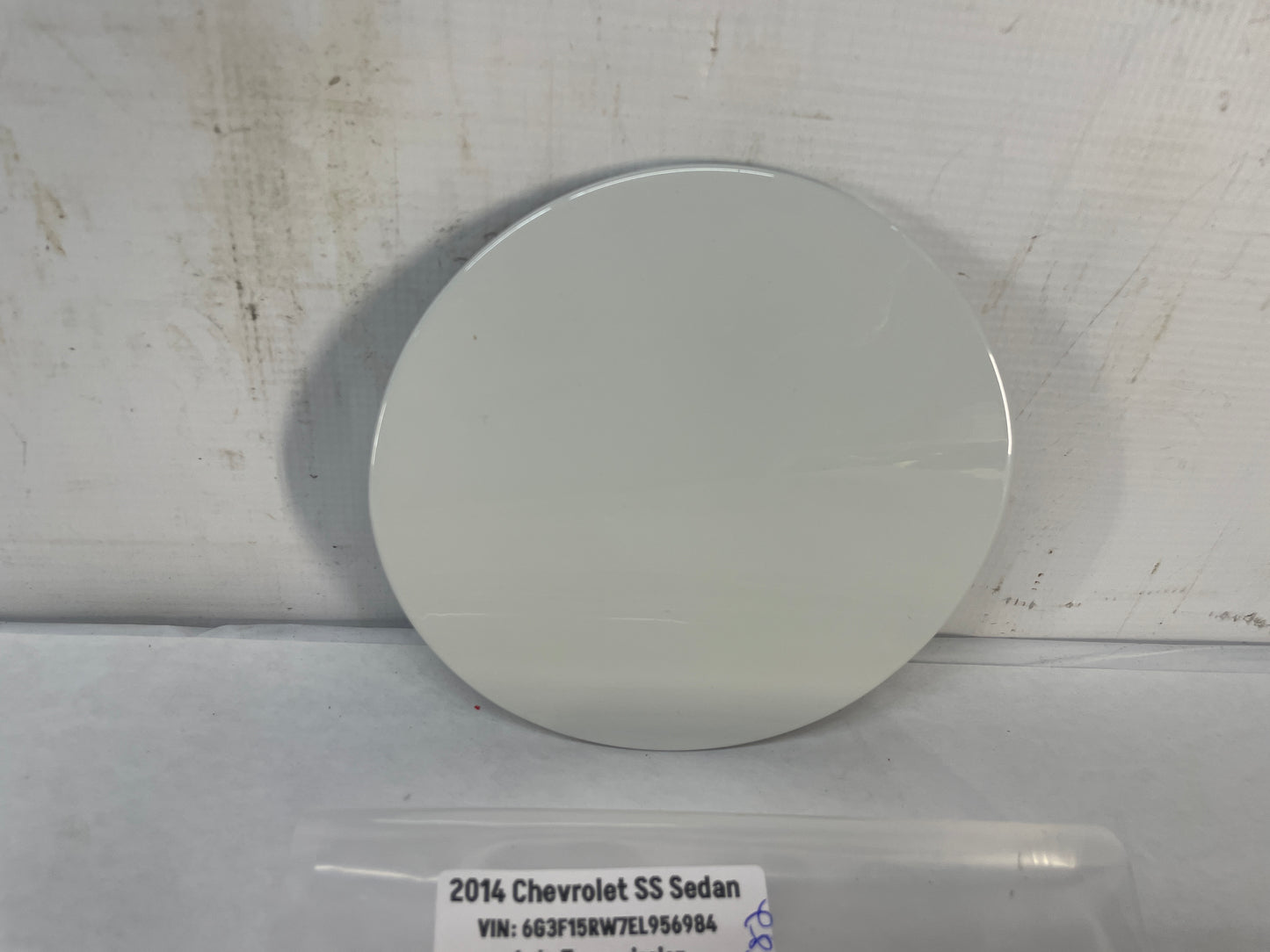 2014 Chevy SS Sedan Fuel Tank Gas Door Cover White OEM - Day's Parts Yard