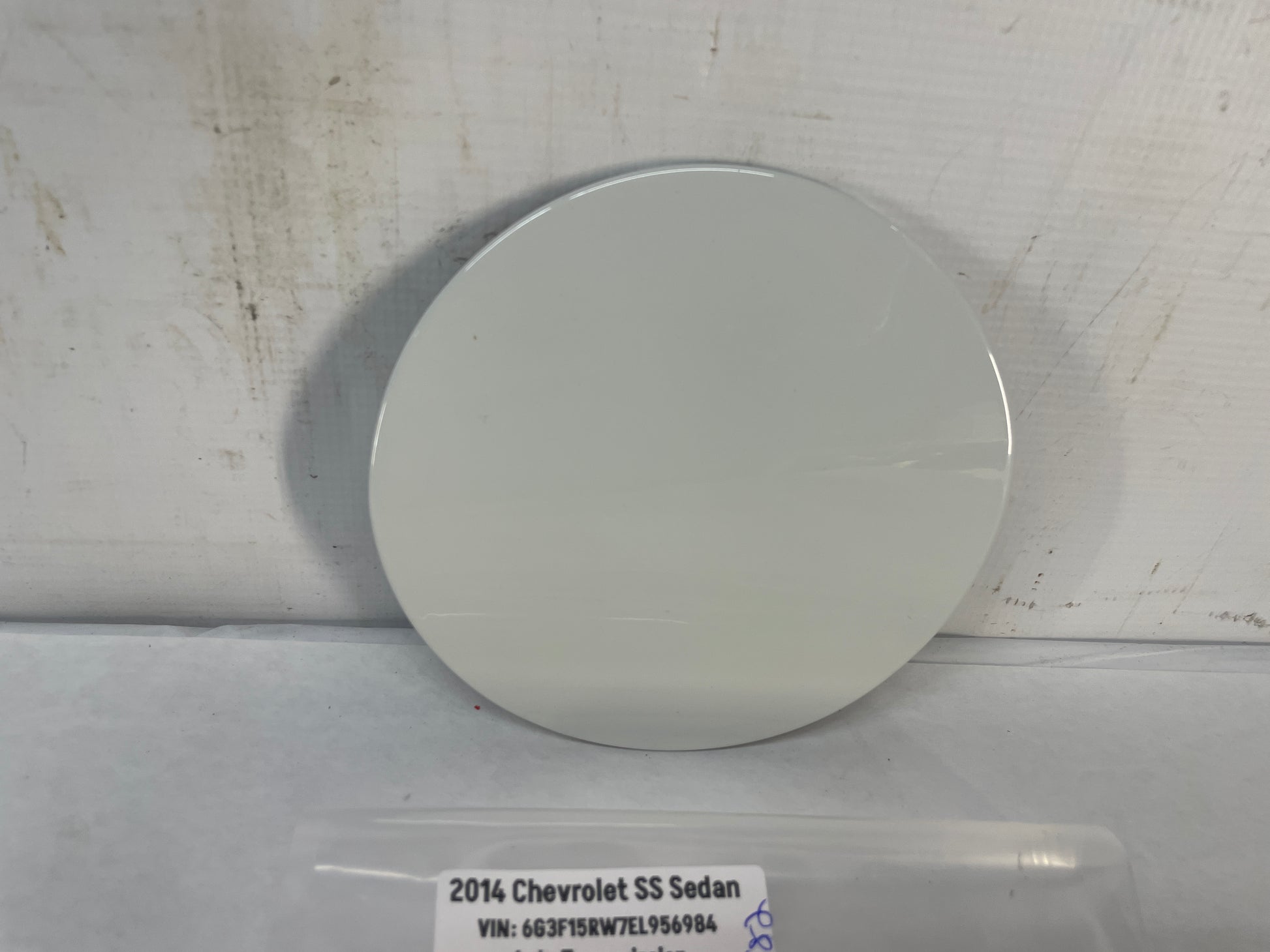 2014 Chevy SS Sedan Fuel Tank Gas Door Cover White OEM - Day's Parts Yard