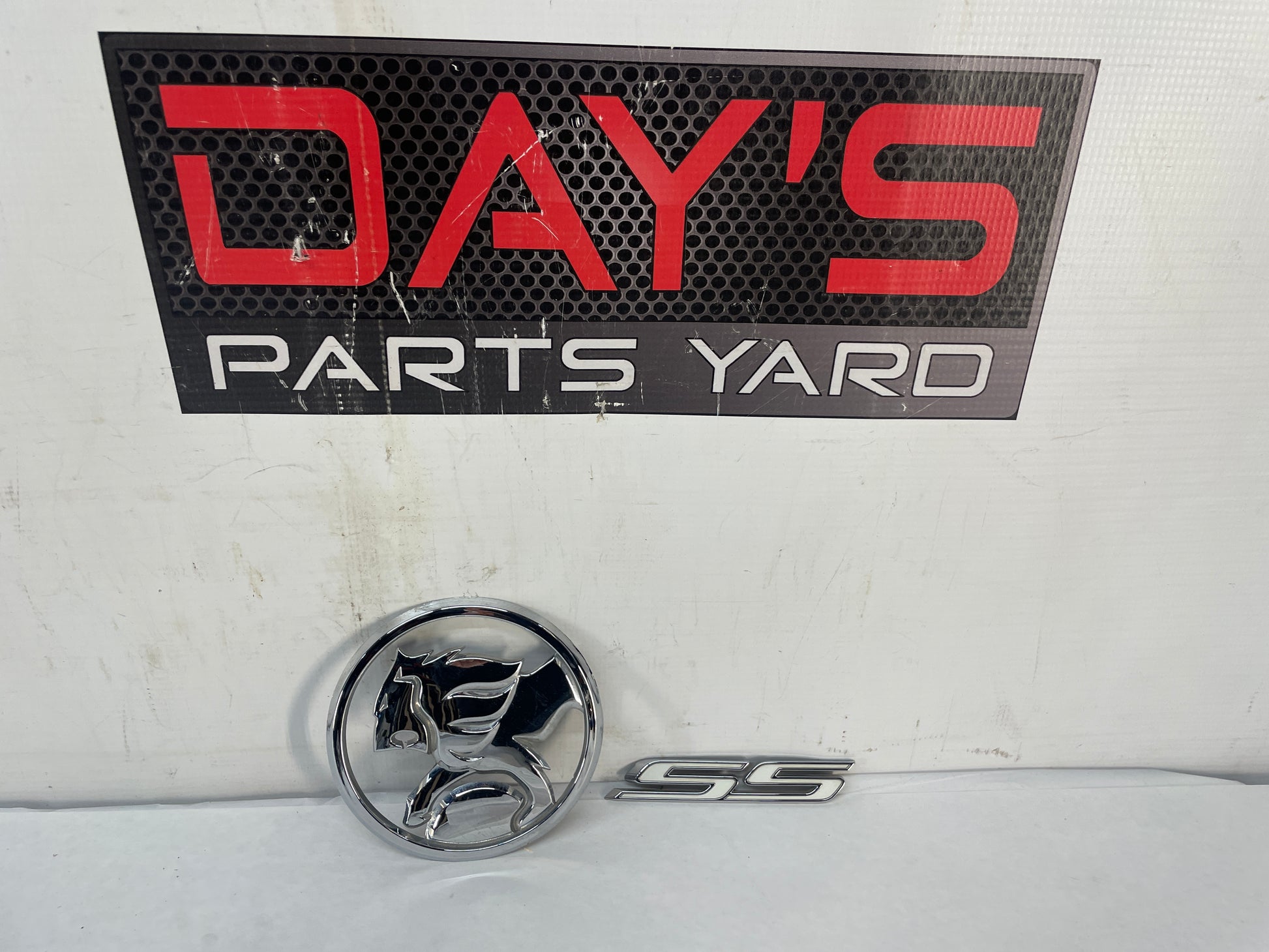 2014 Chevy SS Sedan Holden & SS Trunk Deck Lid Emblem Badge OEM - Day's Parts Yard