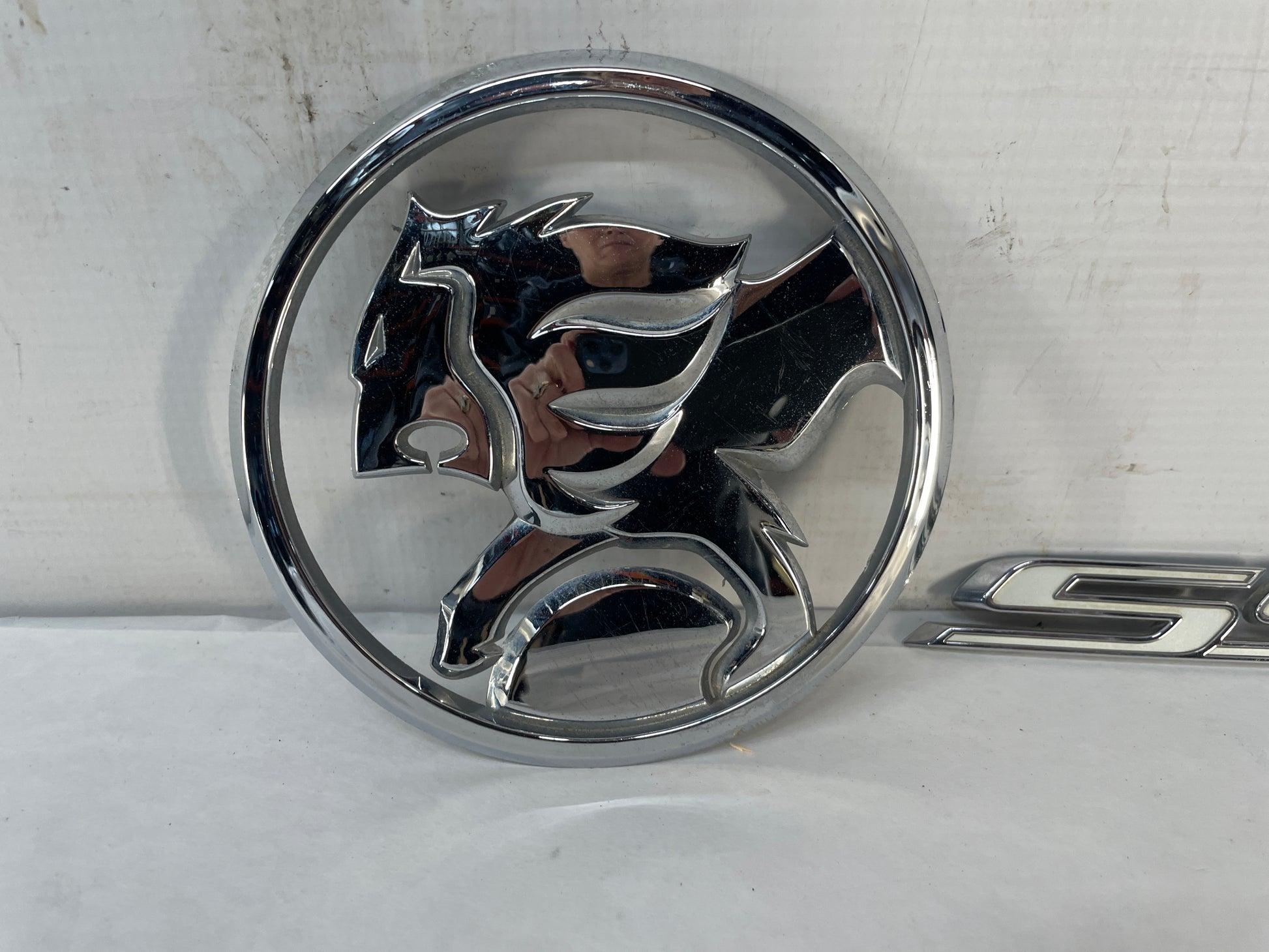 2014 Chevy SS Sedan Holden & SS Trunk Deck Lid Emblem Badge OEM - Day's Parts Yard