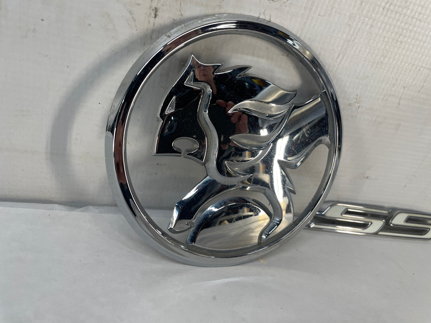 2014 Chevy SS Sedan Holden & SS Trunk Deck Lid Emblem Badge OEM - Day's Parts Yard