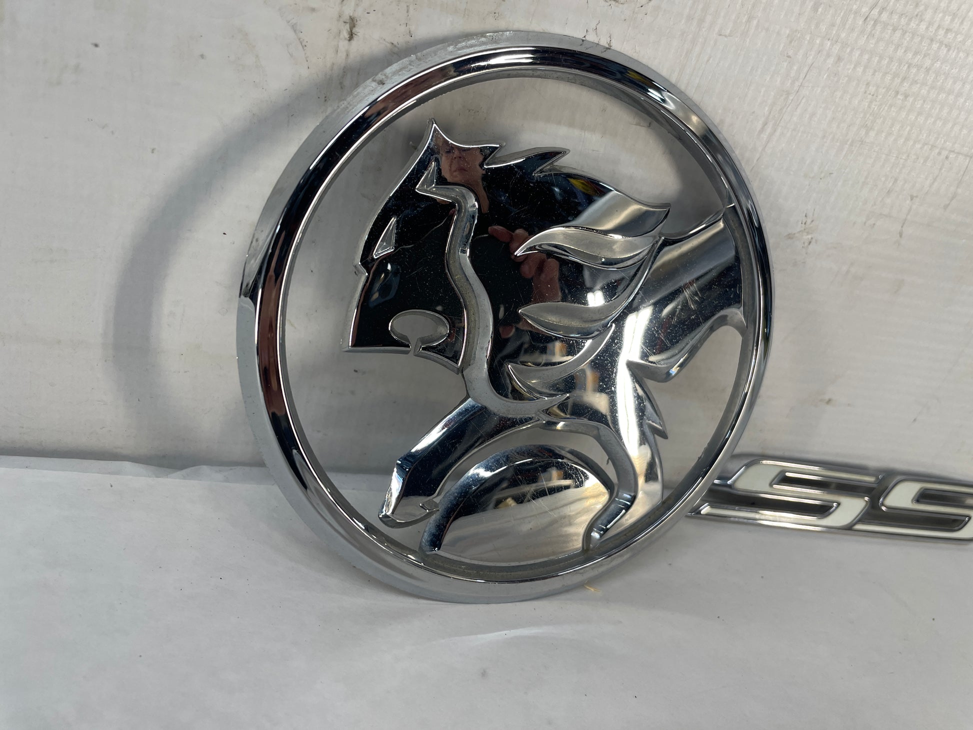2014 Chevy SS Sedan Holden & SS Trunk Deck Lid Emblem Badge OEM - Day's Parts Yard