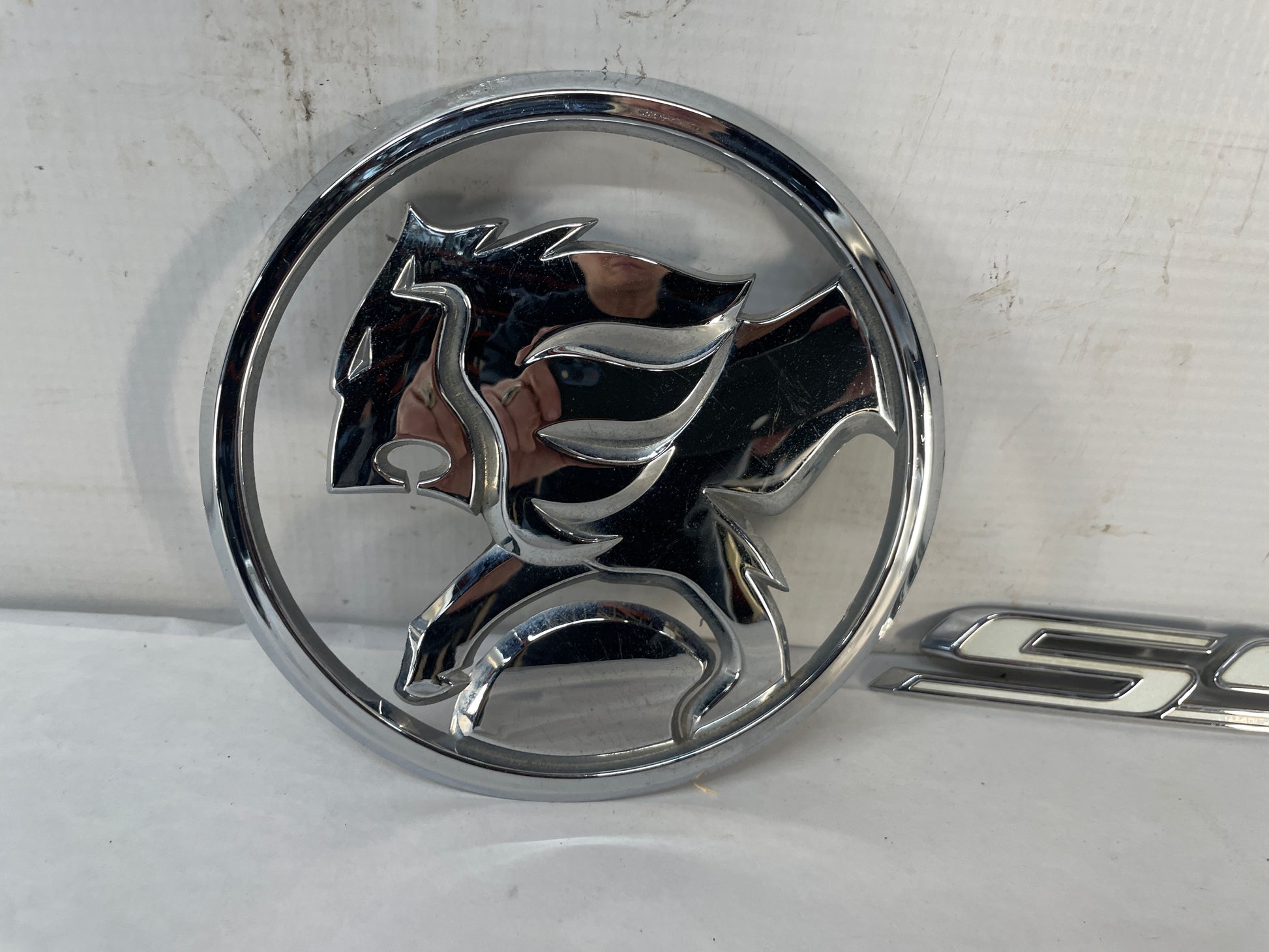 2014 Chevy SS Sedan Holden & SS Trunk Deck Lid Emblem Badge OEM - Day's Parts Yard