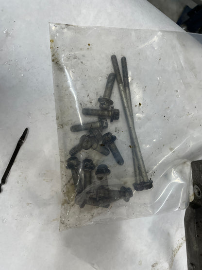 2004 Pontiac GTO Complete Oil Pan Assembly Pick Up Tube Windage Tray Dip Stick OEM - Day's Parts Yard