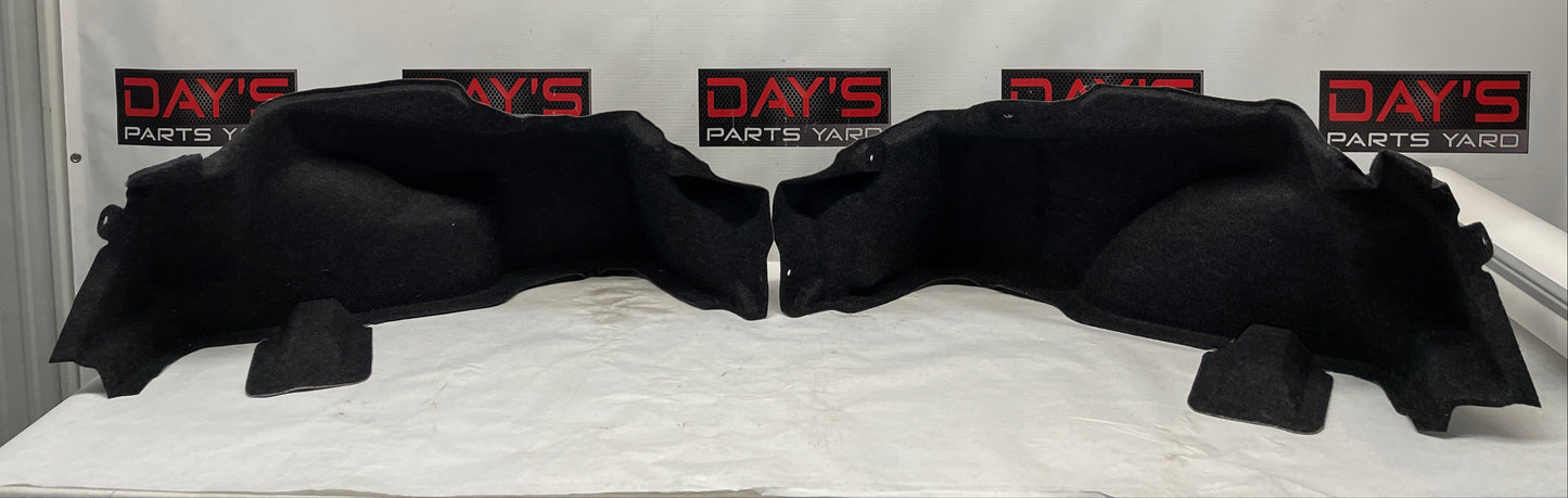 2015 Chevy Camaro SS RH & LH Quarter Panel Trunk Felt Carpet Liner OEM - Day's Parts Yard
