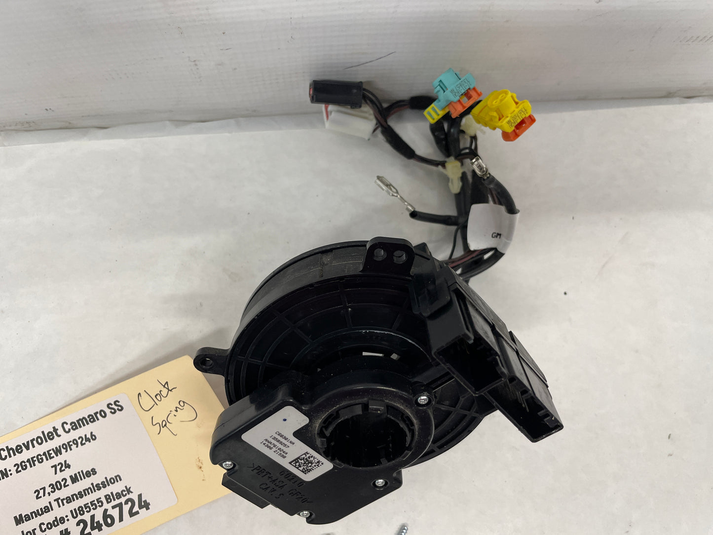 2015 Chevy Camaro SS Steering Wheel Clock Spring OEM