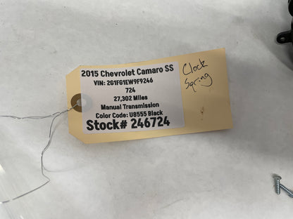 2015 Chevy Camaro SS Steering Wheel Clock Spring OEM