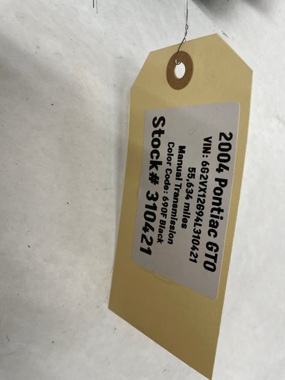 2004 Pontiac GTO Windshield Washer Pump Reservoir Tank Bottle OEM - Day's Parts Yard