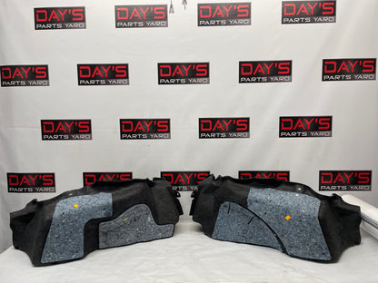 2015 Chevy Camaro SS RH & LH Quarter Panel Trunk Felt Carpet Liner OEM - Day's Parts Yard