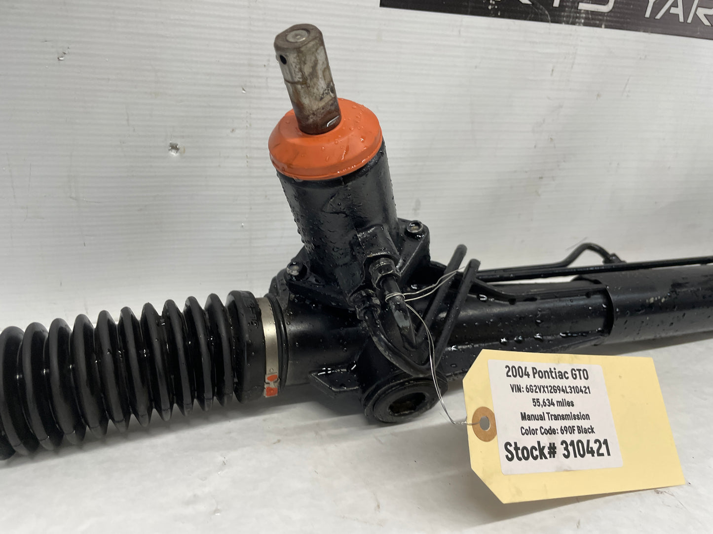 2004 Pontiac GTO Power Steering Rack and Pinion Gear OEM - Day's Parts Yard