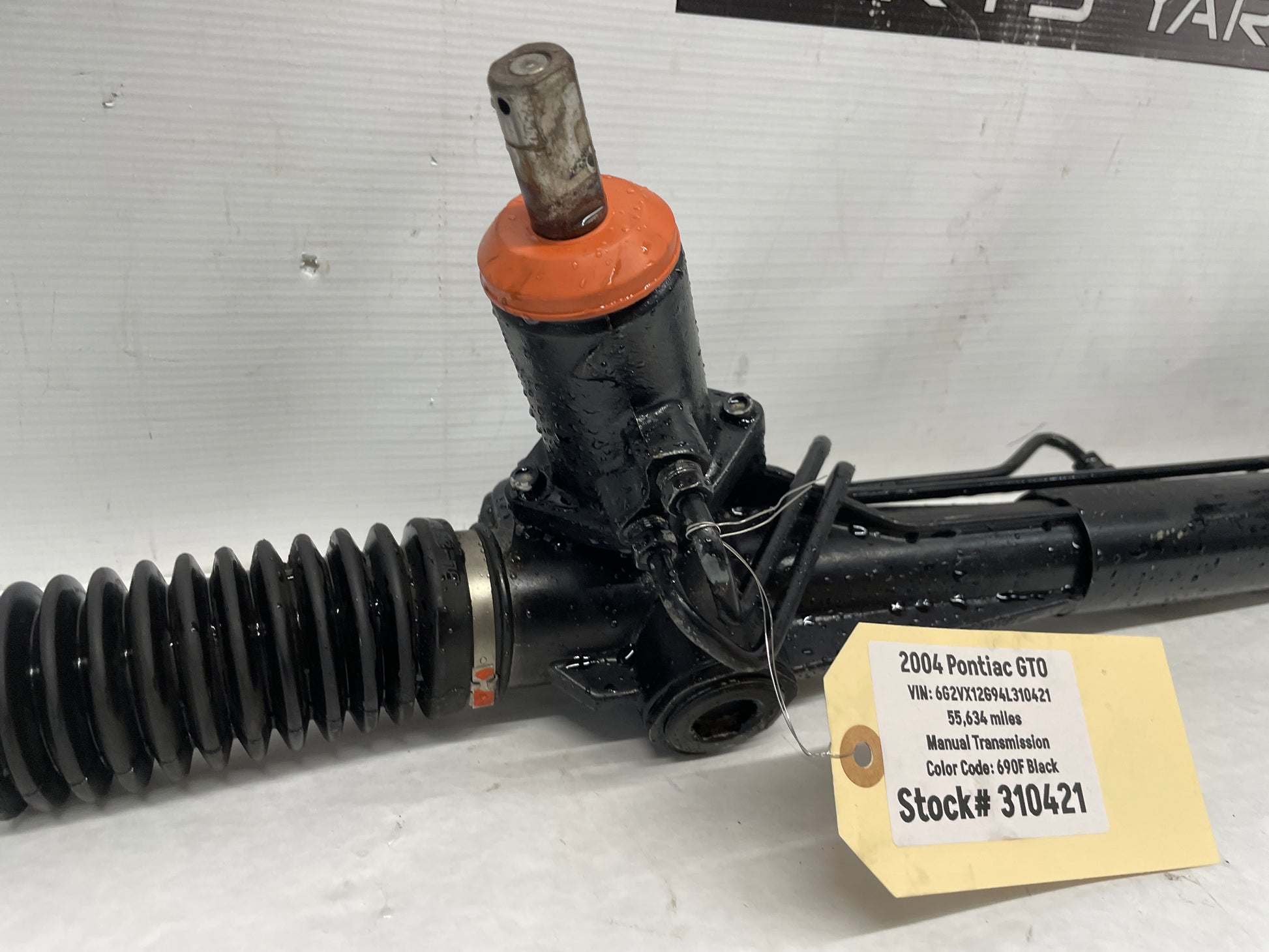 2004 Pontiac GTO Power Steering Rack and Pinion Gear OEM - Day's Parts Yard