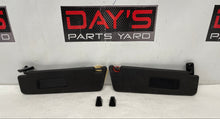 2015 Chevy Camaro SS RH & LH Sunvisors Sun Visors Shades w/ Clips OEM