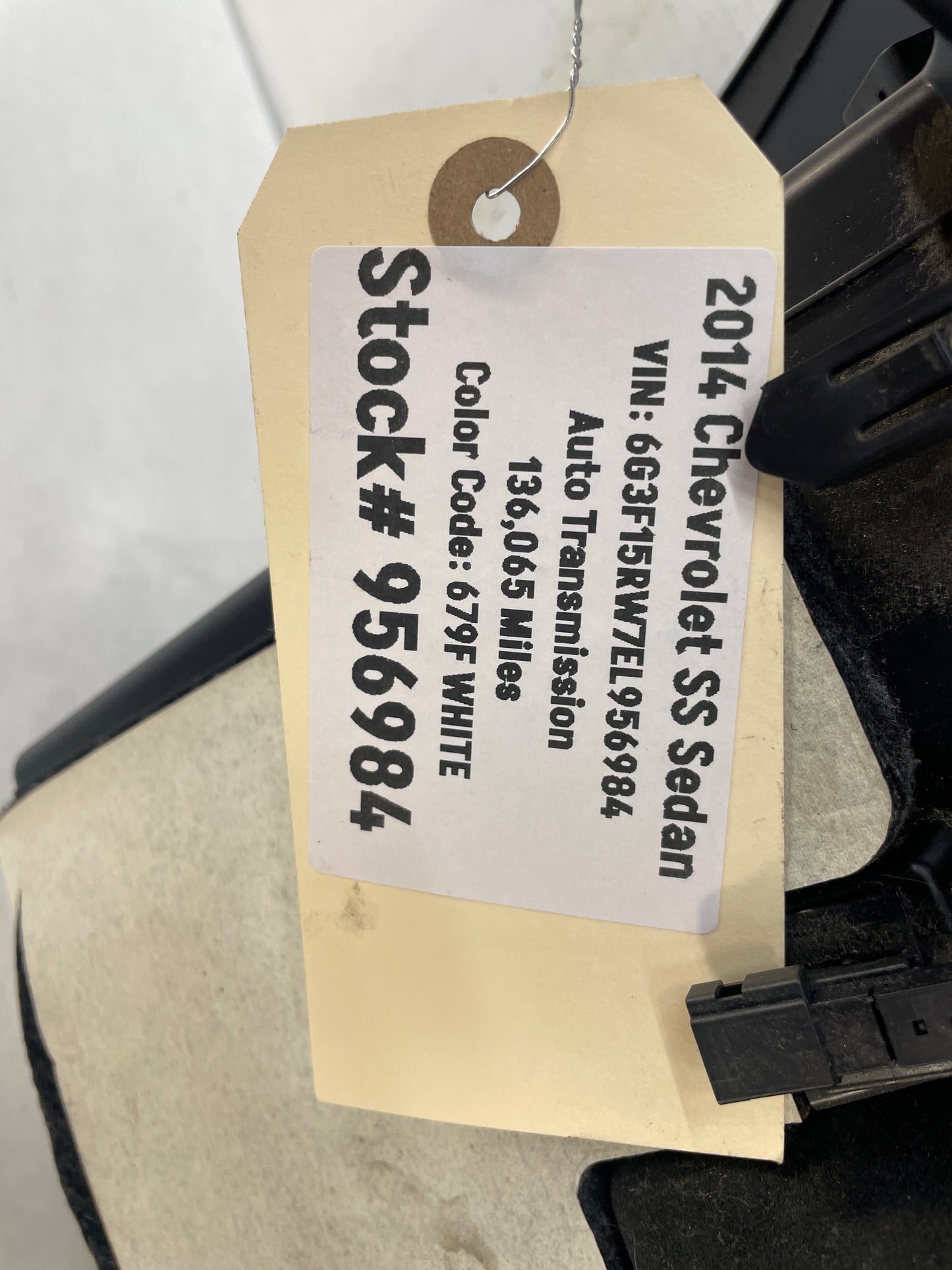 2014 Chevy SS Sedan Glove Compartment Box OEM - Day's Parts Yard