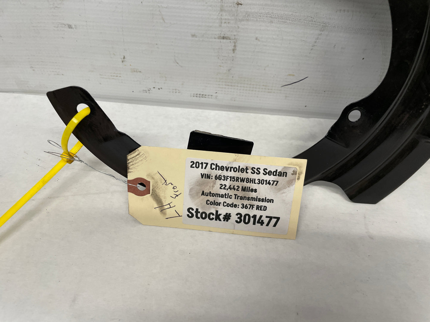 2017 Chevy SS Sedan LH Driver Front Spindle Brake Dust Shield OEM - Day's Parts Yard