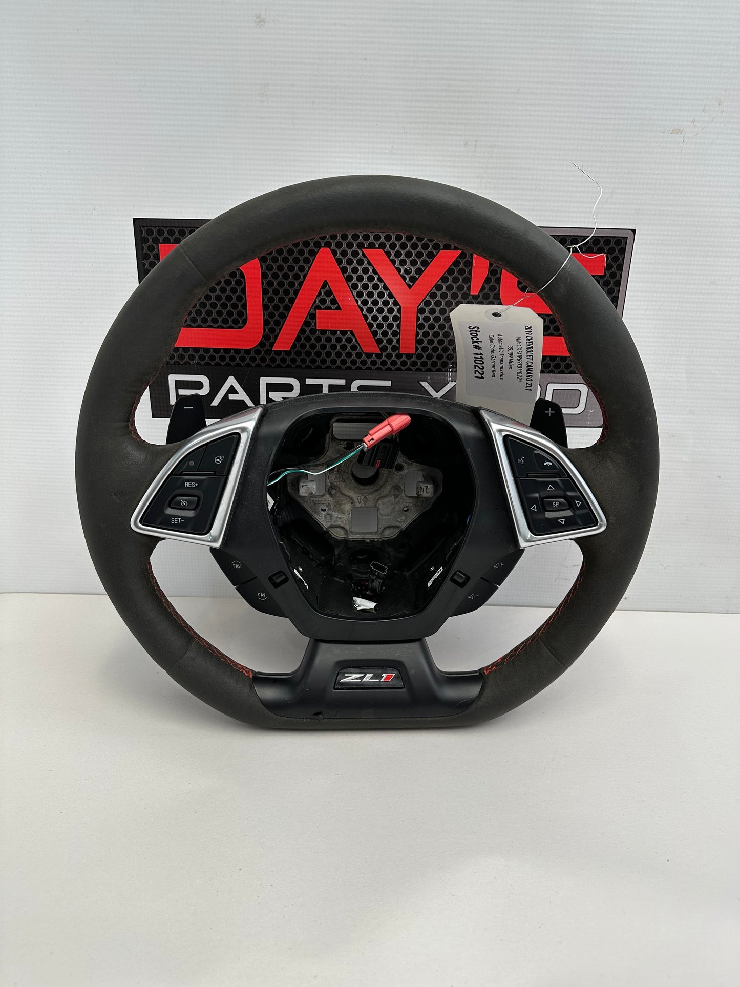 2019 Chevy Camaro ZL1 Steering Wheel Suede Alcantara OEM