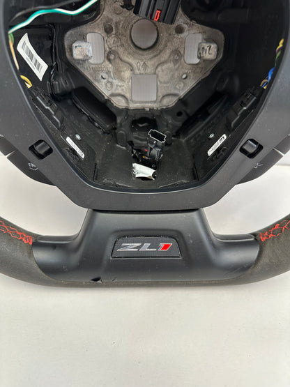 2019 Chevy Camaro ZL1 Steering Wheel Suede Alcantara OEM