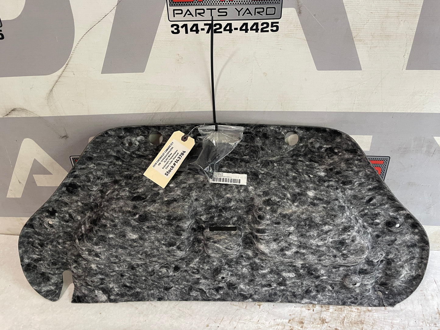 2018 Chevy Camaro ZL1 Convertible Trunk Deck Lid Carpet Felt Liner OEM - Day's Parts Yard