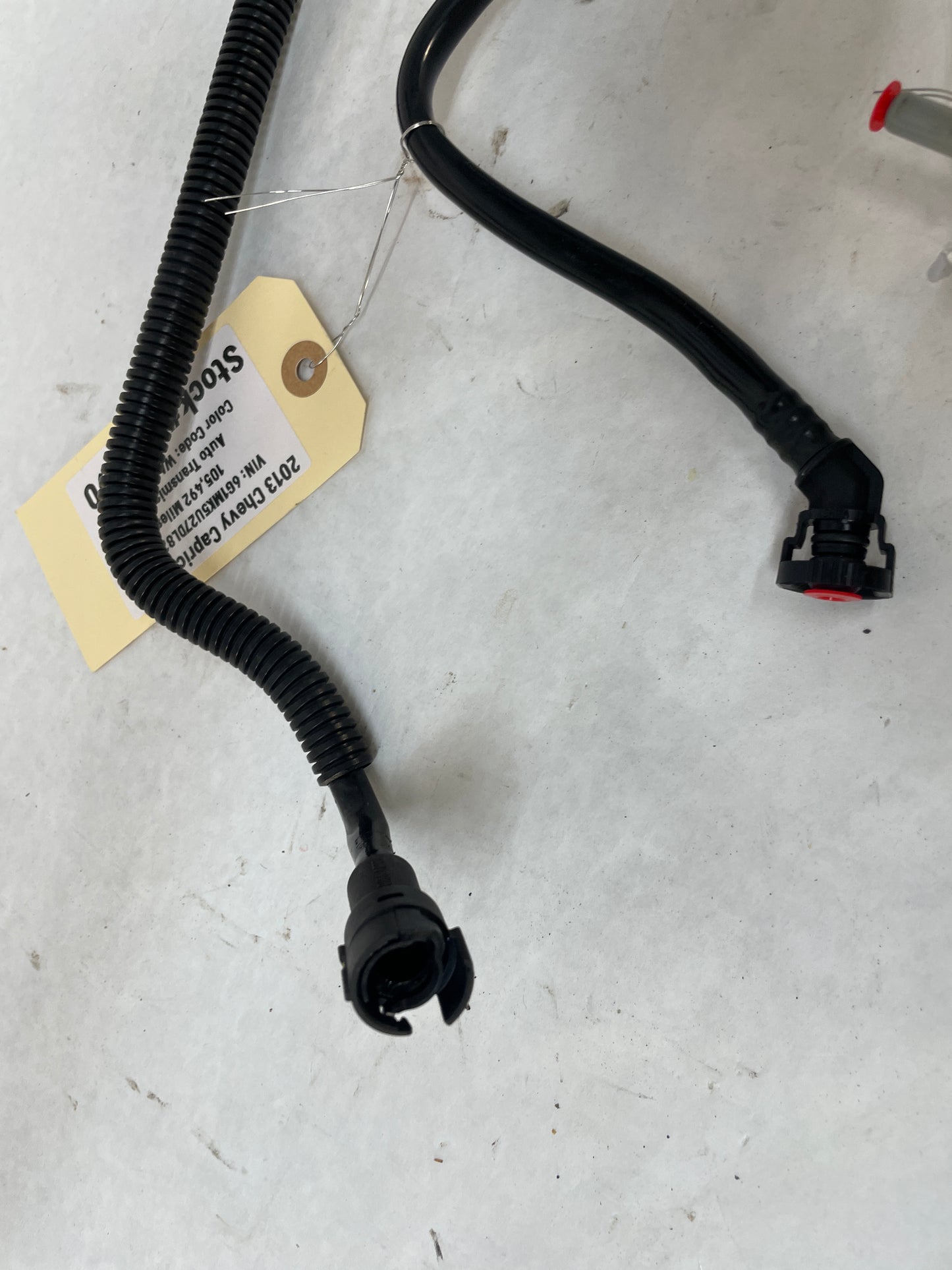 2013 Chevy Caprice PPV Intake EVAP Purge Solenoid Vacuum Lines Hoses Tubes OEM - Day's Parts Yard