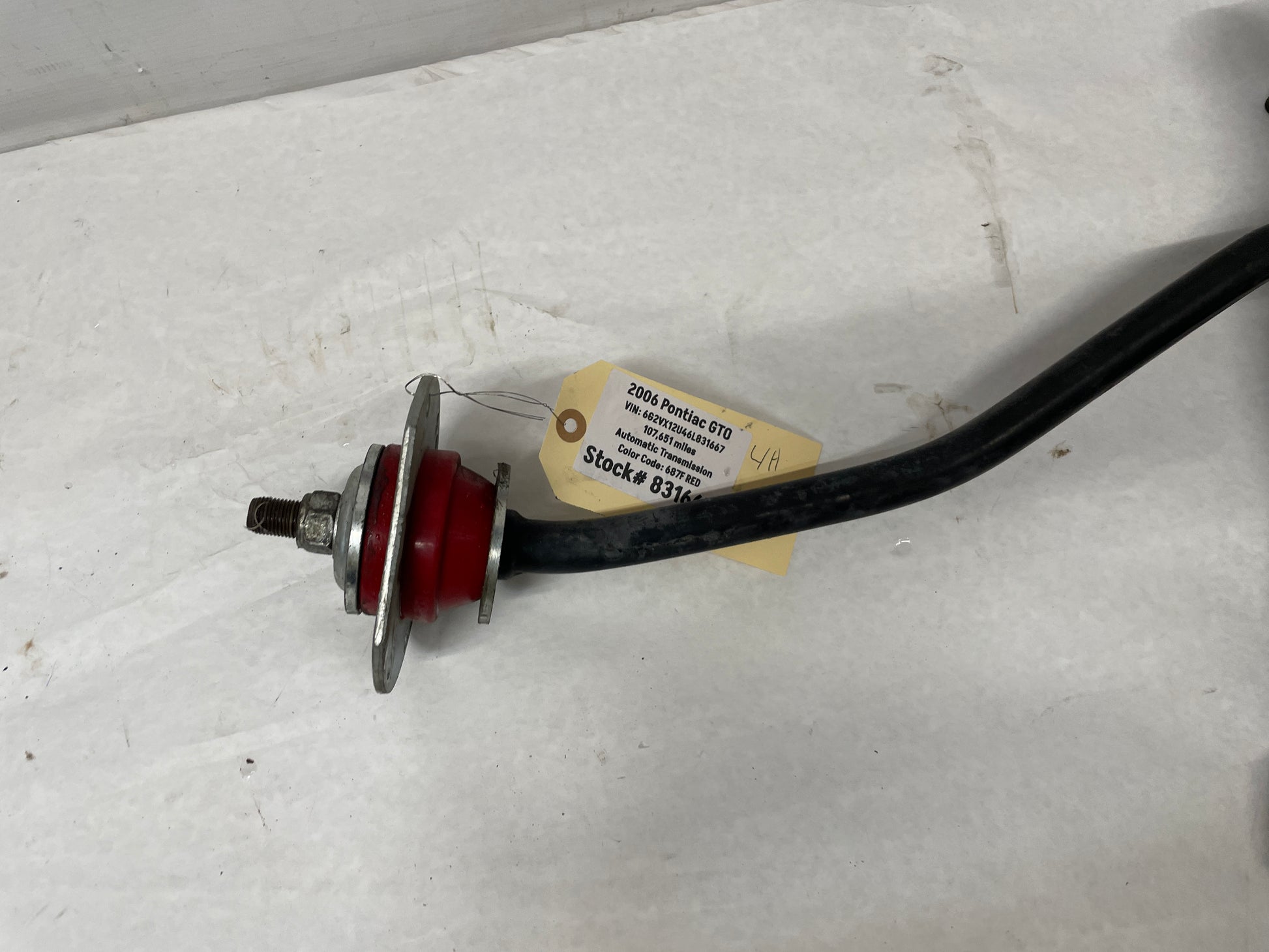 2006 Pontiac GTO LH Driver Front Suspension Lower Control Arm Radius Rod OEM - Day's Parts Yard