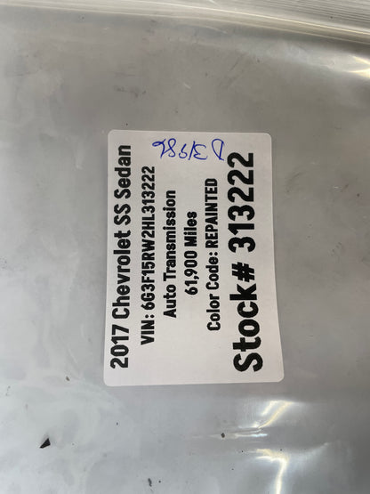 2017 Chevy SS Sedan Running Light Socket OEM - Day's Parts Yard