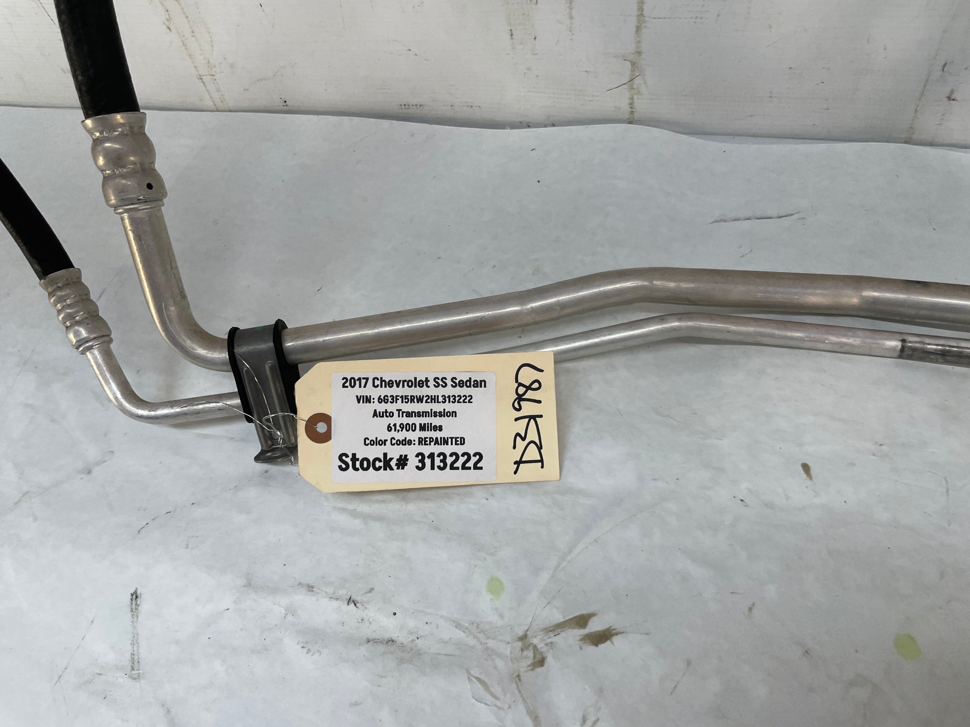 2017 Chevy SS Sedan AC A/C Air Conditioner Compressor Manifold Hose Line Tube OEM - Day's Parts Yard