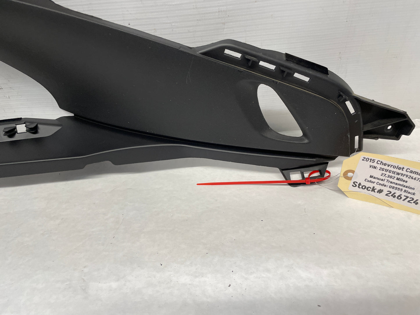 2015 Chevy Camaro SS RH Passenger Rear Interior Quarter Window Trim Cover Panel OEM