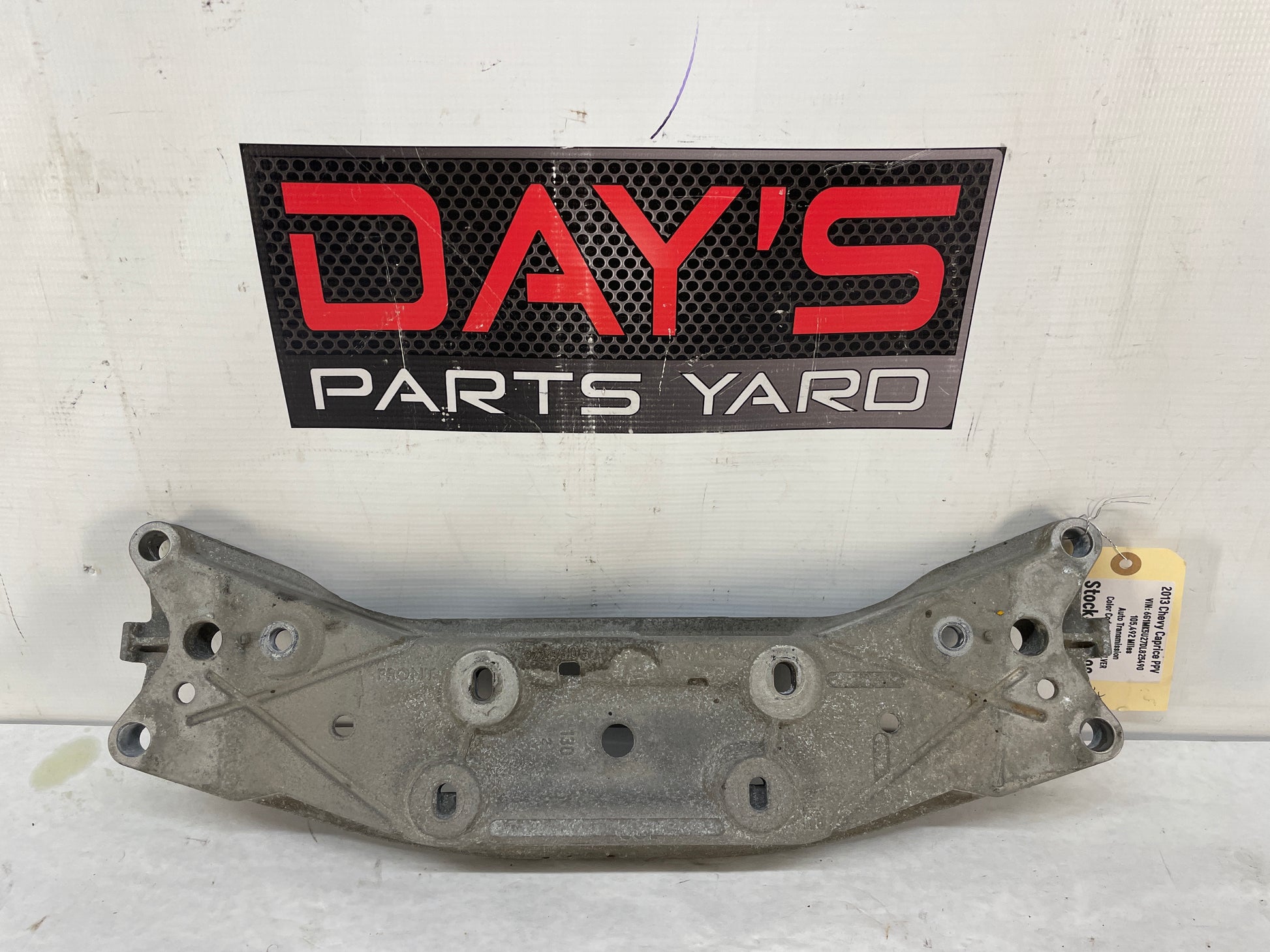2013 Chevy Caprice PPV Automatic Transmission Crossmember Mount Support OEM - Day's Parts Yard