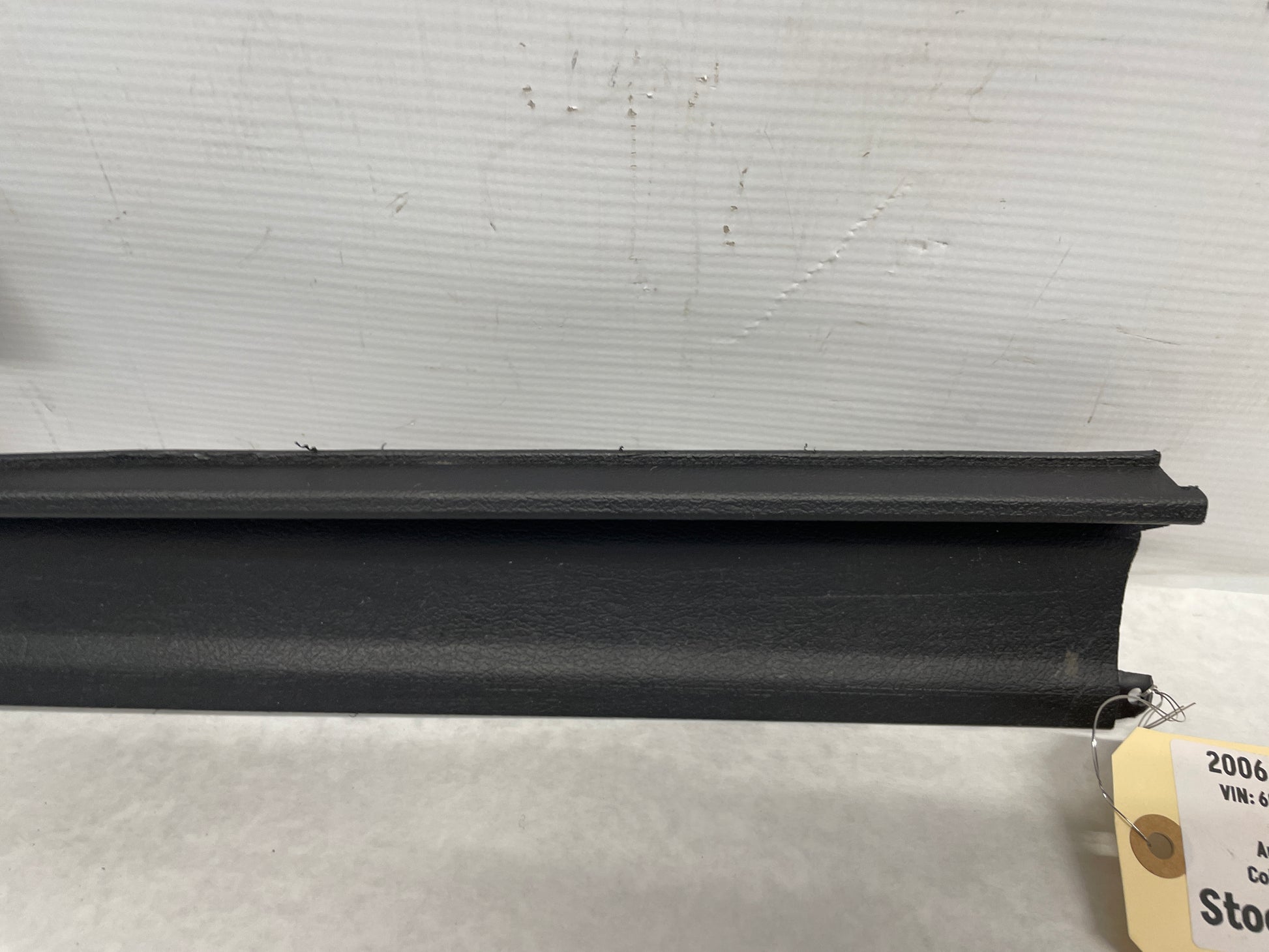 2006 Pontiac GTO LH Driver Front Seat Outer Track Frame Rail Trim Cover OEM - Day's Parts Yard