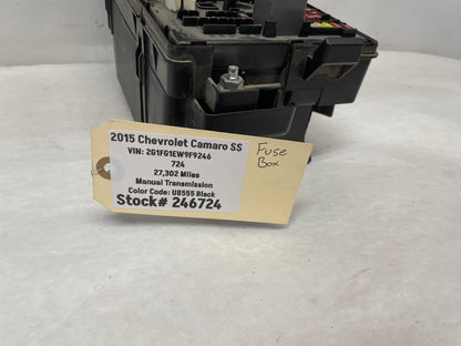 2015 Chevy Camaro SS Accessory Wiring Junction Fuse Relay Box Block OEM
