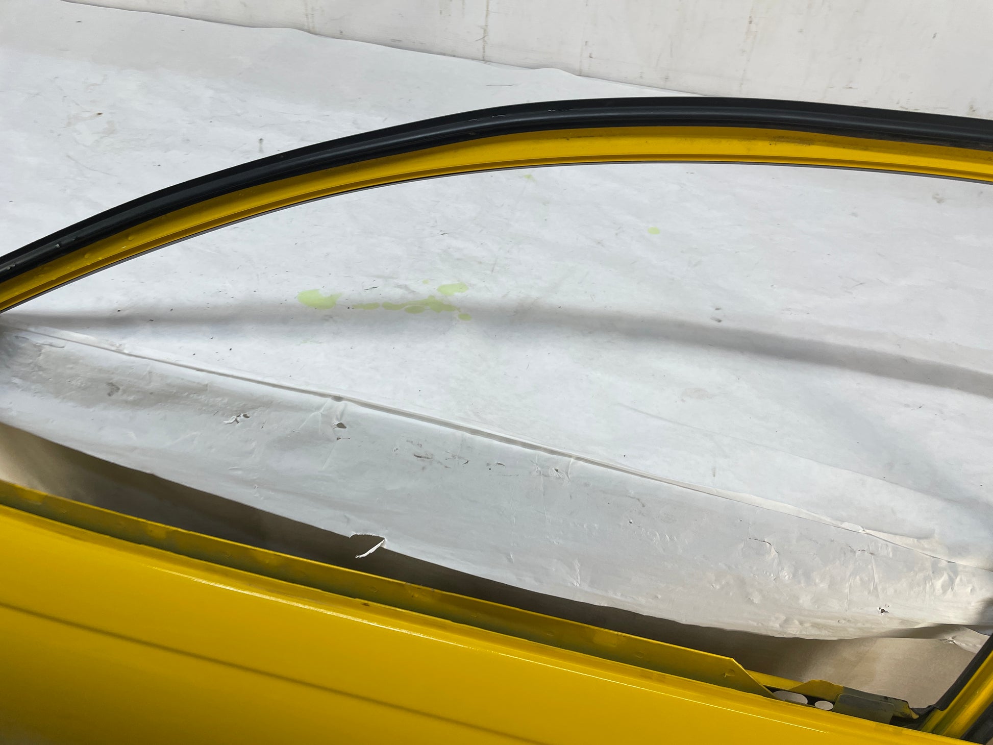 2004 Pontiac GTO LH Driver Front Exterior Outside Door Yellow OEM - Day's Parts Yard