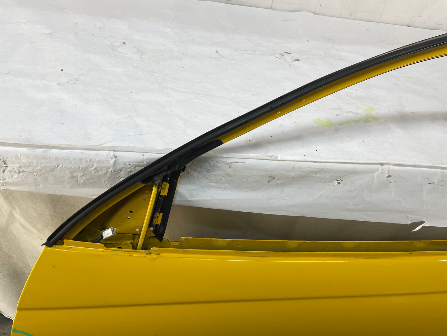2004 Pontiac GTO LH Driver Front Exterior Outside Door Yellow OEM - Day's Parts Yard
