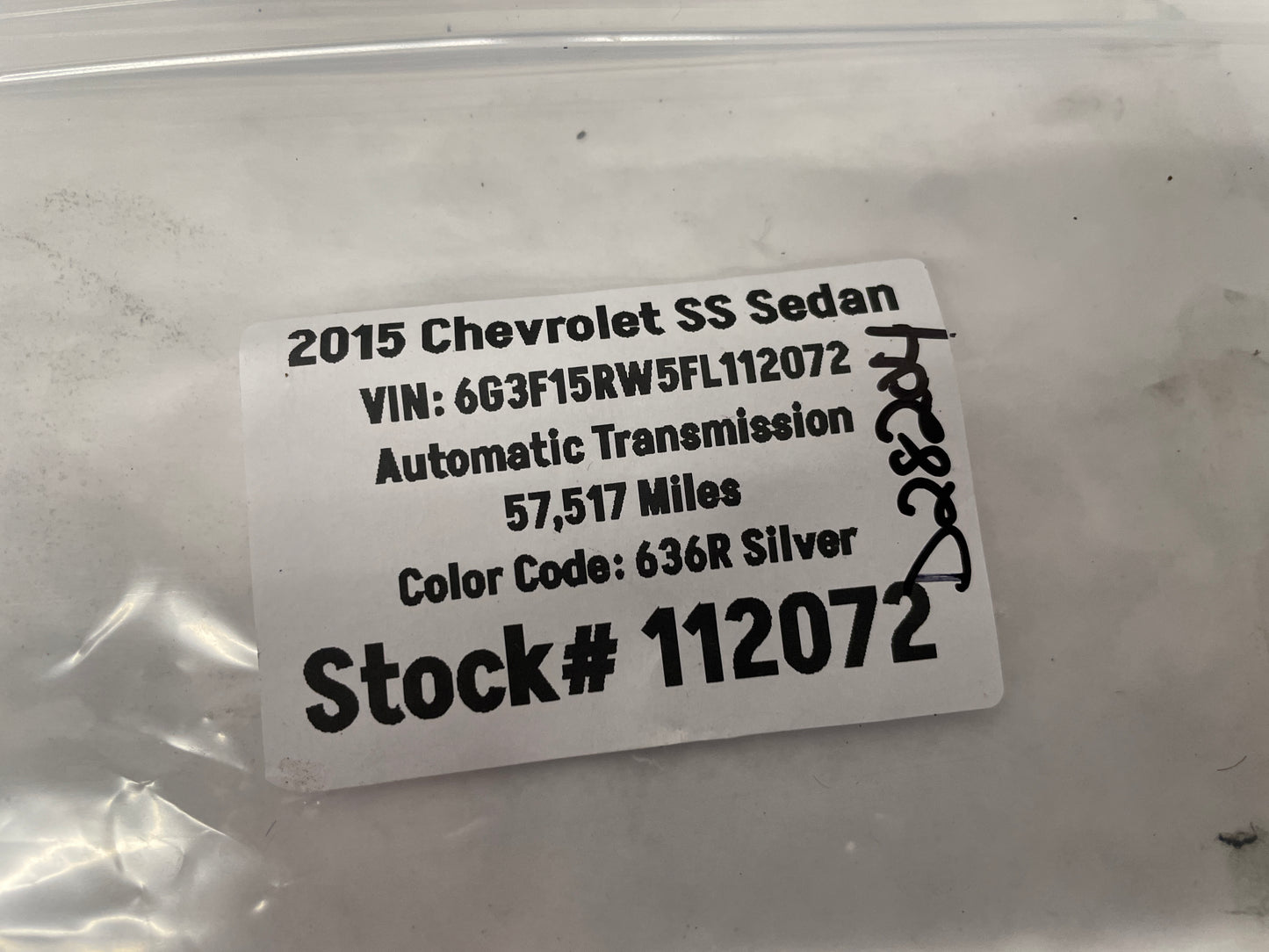 2015 Chevy SS Sedan Windshield Lane Departure Camera Module Bracket OEM - Day's Parts Yard