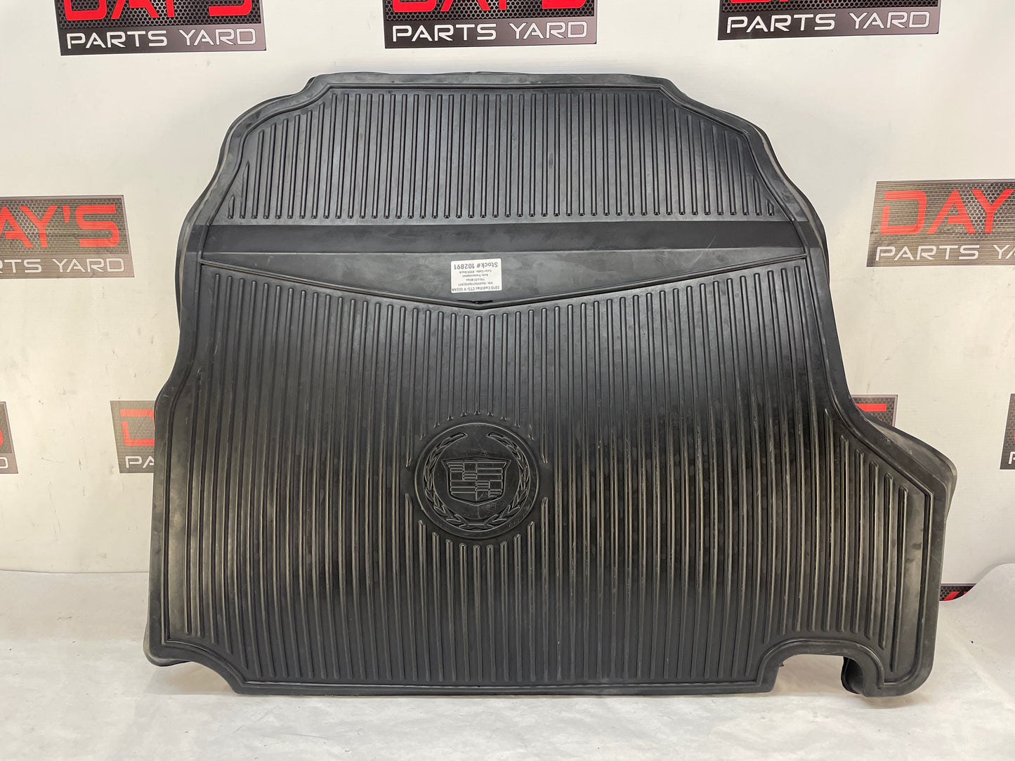 2010 Cadillac CTS-V Sedan Trunk Cargo All Weather Rubber Mat OEM