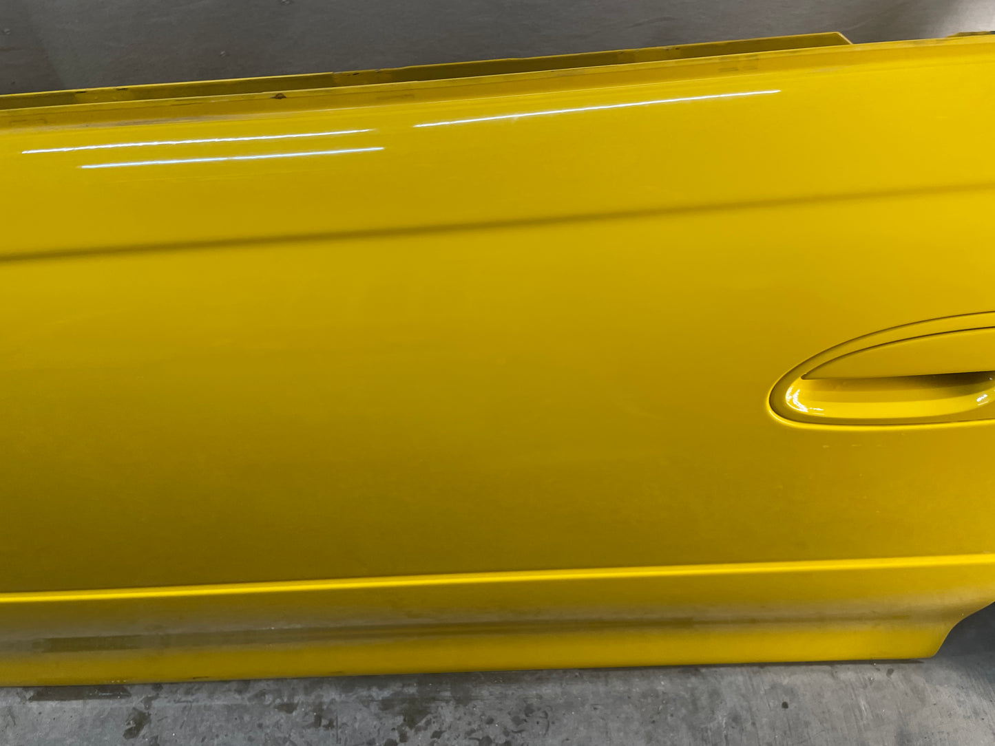 2004 Pontiac GTO LH Driver Front Exterior Outside Door Yellow OEM - Day's Parts Yard
