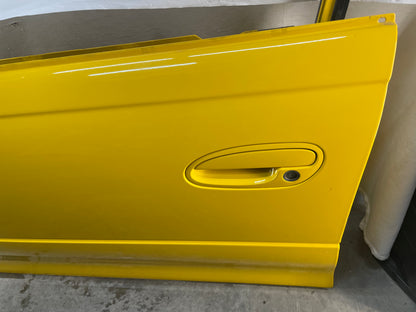2004 Pontiac GTO LH Driver Front Exterior Outside Door Yellow OEM - Day's Parts Yard