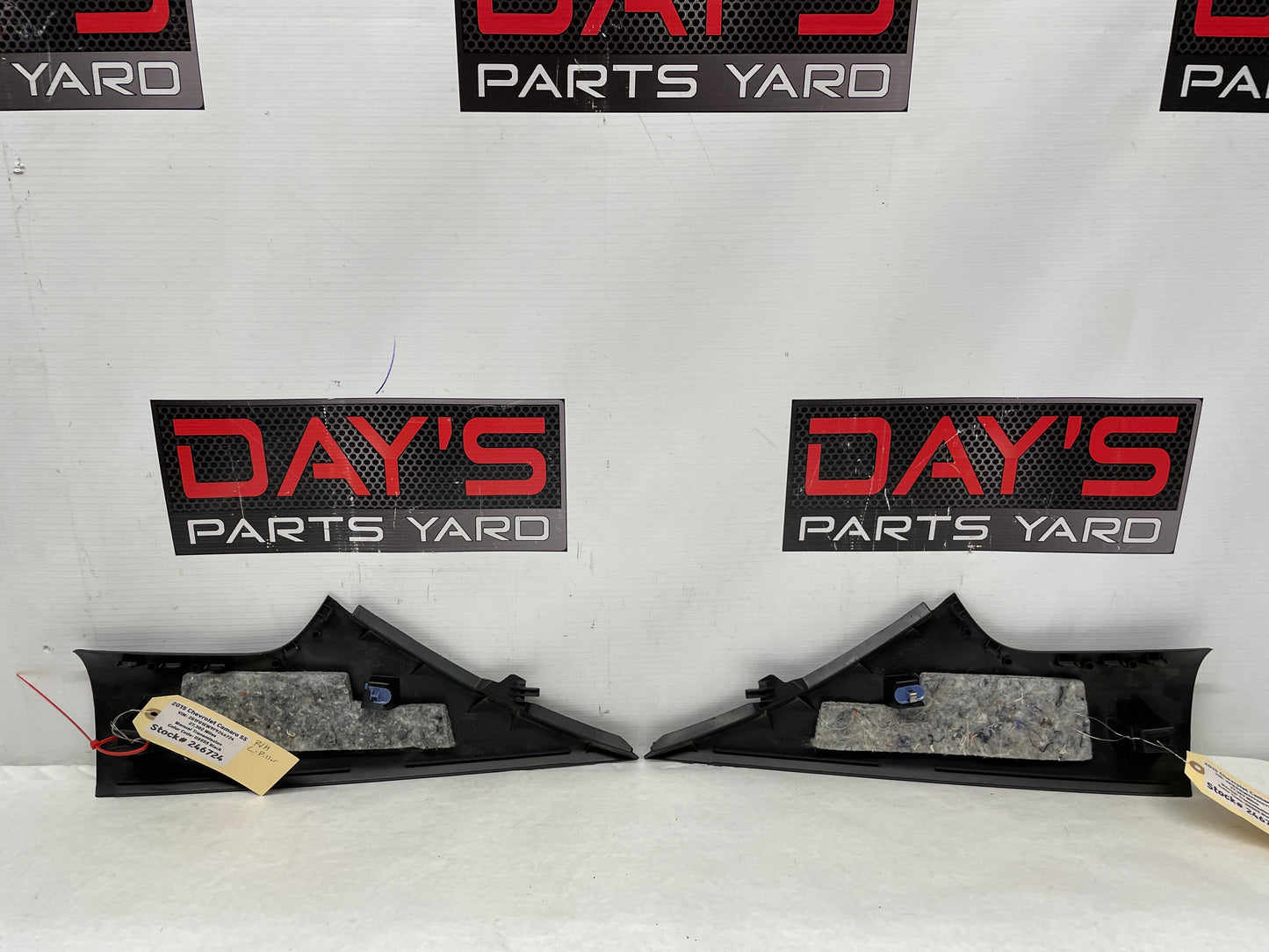 2015 Chevy Camaro SS RH & LH Interior C Pillar Quarter Trim Panels OEM
