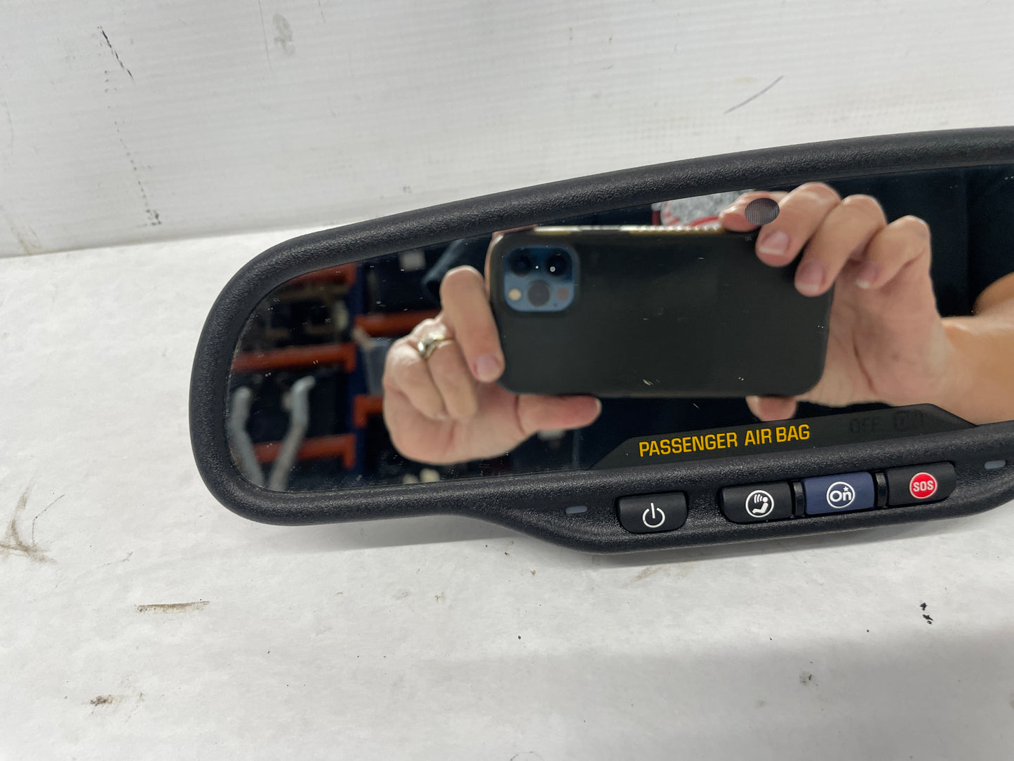 2015 Chevy SS Sedan Rear View Rearview Mirror Auto Dimming & OnStar OEM - Day's Parts Yard