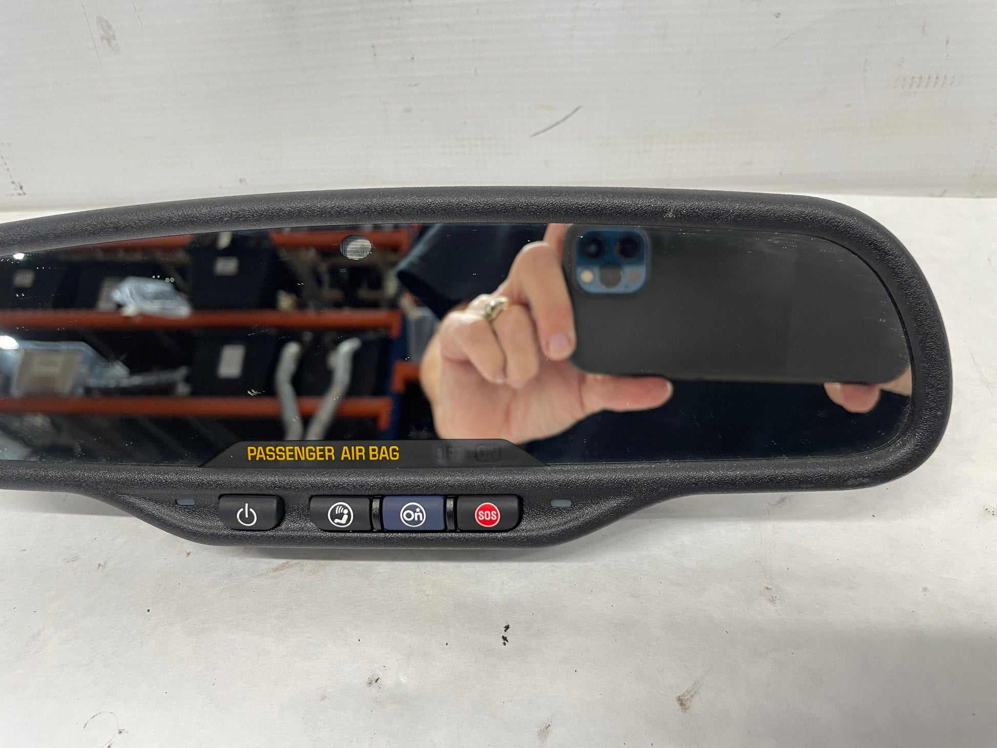 2015 Chevy SS Sedan Rear View Rearview Mirror Auto Dimming & OnStar OEM - Day's Parts Yard