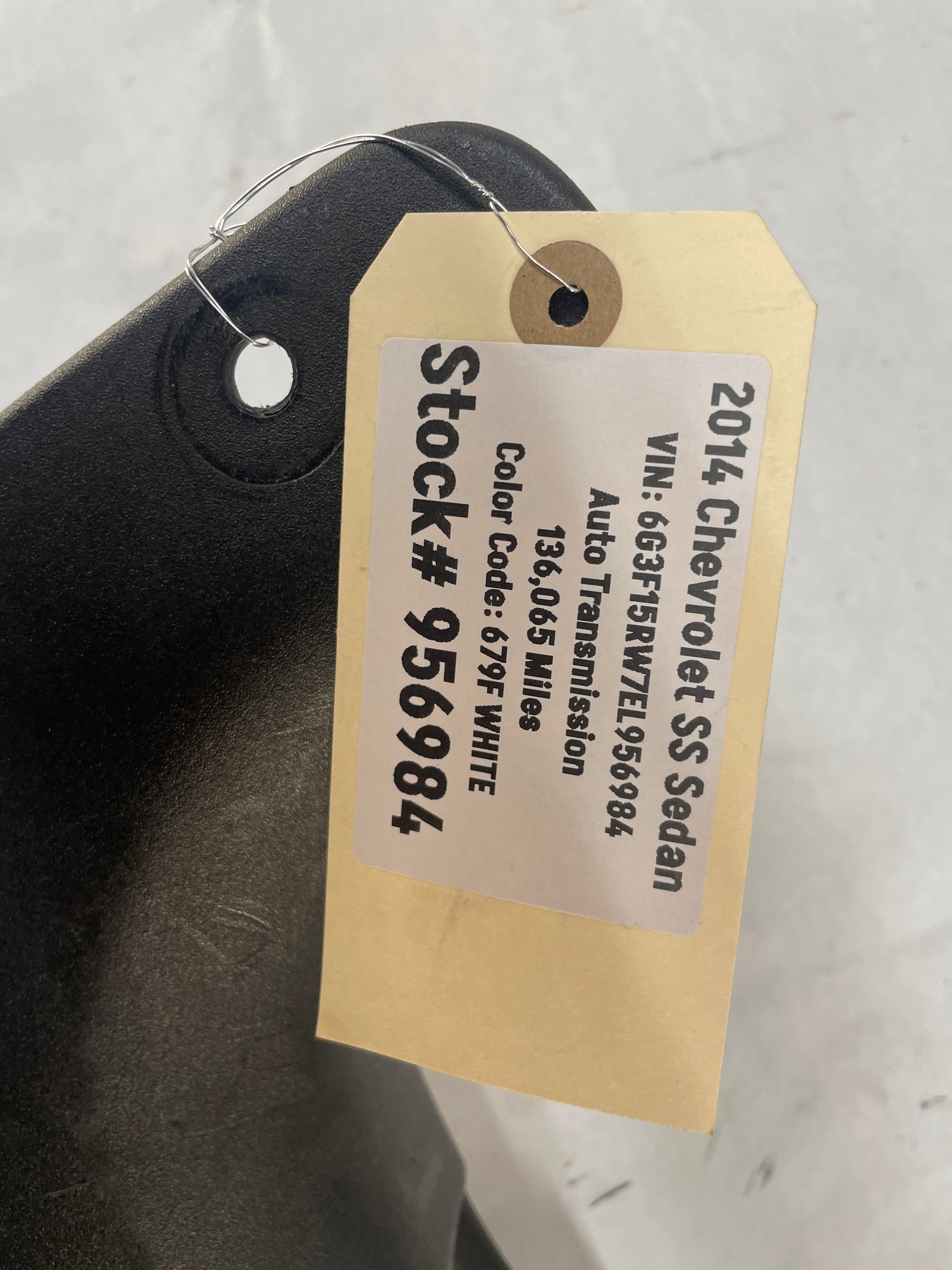 2014 Chevy SS Sedan Trunk Interior Cargo Liftgate Wall Plate Cover Garnish Trim Molding OEM - Day's Parts Yard