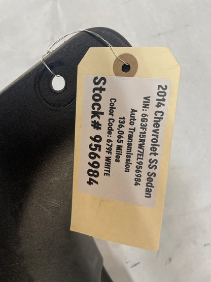 2014 Chevy SS Sedan Trunk Interior Cargo Liftgate Wall Plate Cover Garnish Trim Molding OEM - Day's Parts Yard